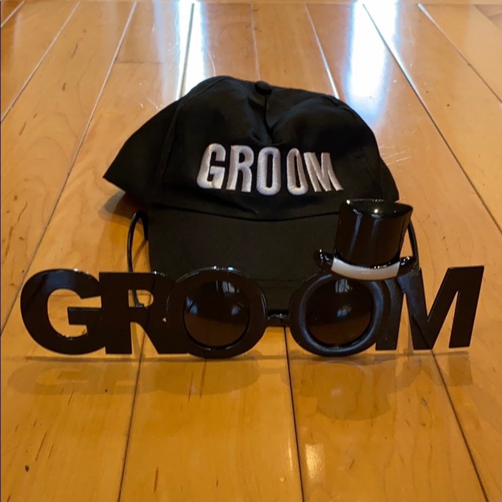 Groom Hat and Glasses